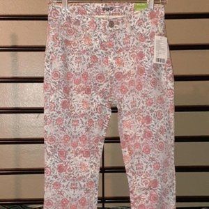 floral super skinny jeans